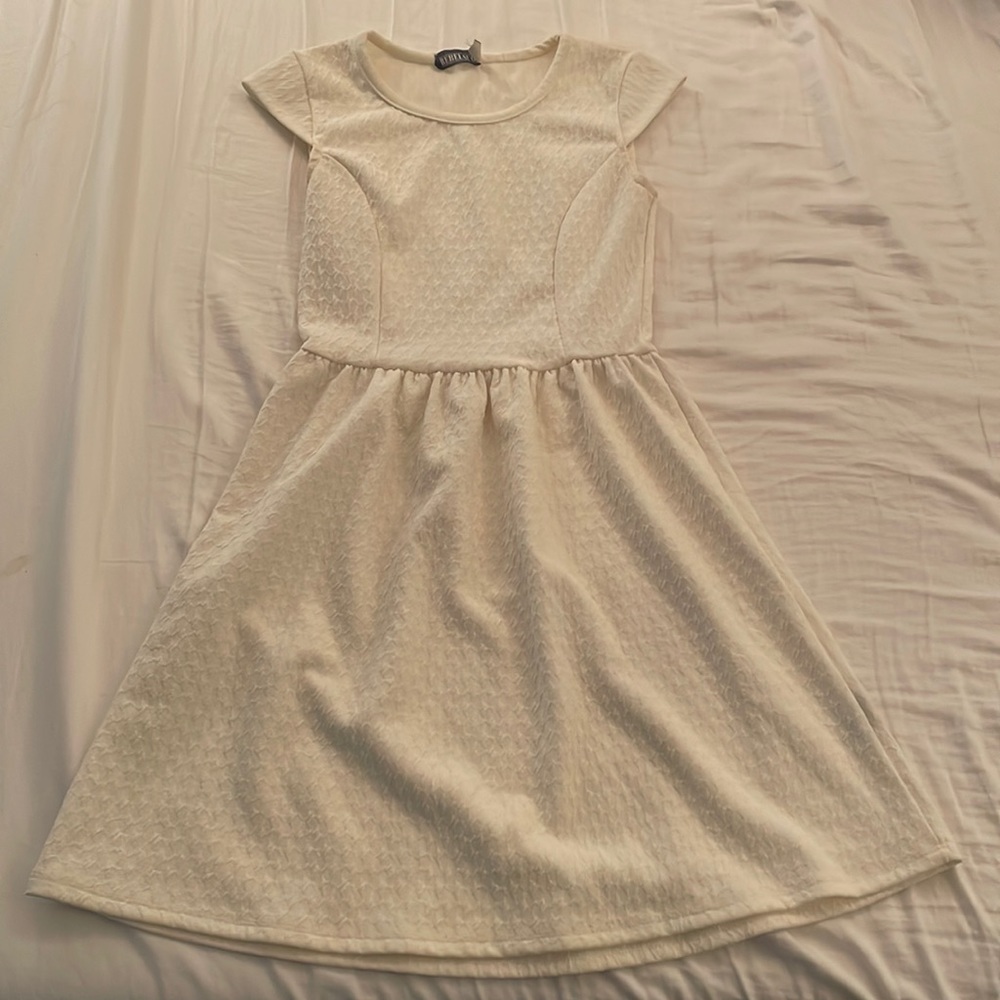 White dress, small
